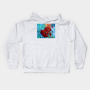 Red Poppy Kids Hoodie